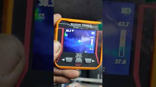 Klein tools TI250 thermal imaging camera finds bad gasket and issues wwalk in cooler service call [upl. by Sachi715]