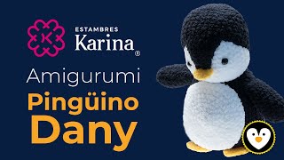 Cómo tejer un amigurumi Pingüino fácil y paso a paso Parte 1 Alize Estambres Karina [upl. by Thisbee435]