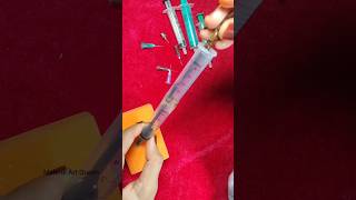 How to make Injection💉Syringe Mehndi Cone injection heena cone mehndi injectionmehndi [upl. by Onibag17]