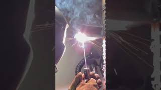 4G Stick Welding With A Miller Multimatic 255 millerwelders weldingandhiphop stickwelding [upl. by Aliemaj360]