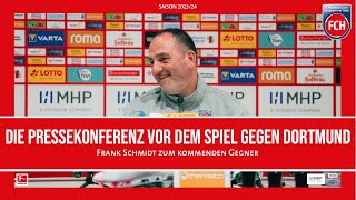 Die Pressekonferenz vor dem Spiel gegen Dortmund [upl. by Laetitia]