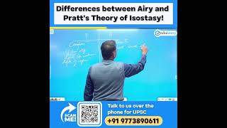 Difference Between Airy And Pratts Theory Of Isostasy upscpreparation civilserviceexam shorts [upl. by Lian]