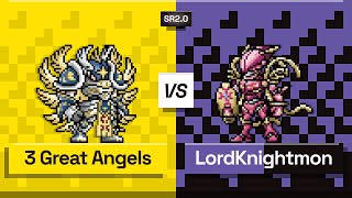 Digimon TCG Three Great Angels vs Lordknightmon X SB20 Match [upl. by Ecidnacal]