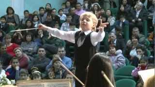 Edward Yudenich 8 years old conducts Liszt quotLes Preludesquot [upl. by Phiona753]