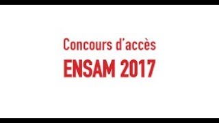 Correction concours ENSAM 2017 [upl. by Lola]