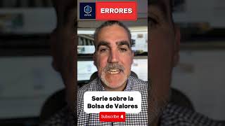 Errores bolsadevalores finanzas dinero inversiones trading [upl. by Reseta]