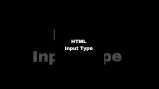 Html input type trending coding shortviral shortsvideo inputstype html [upl. by Nnyloj]