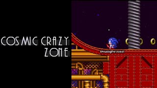 Classic Sonic Simulator V12  Cosmic Crazy Zone JohnnyWallup [upl. by Omrellug46]