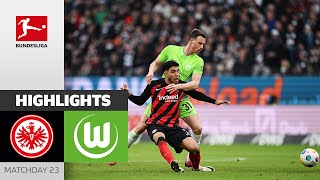 Winless Streak Continues  Eintracht Frankfurt  VfL Wolfsburg 22  Highlights  Bundesliga 202324 [upl. by Anelle]