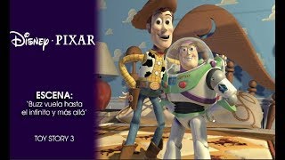 Toy Story 3  Escena Buzz vuela hasta el infinito y más allá Disney · Pixar Oficial [upl. by Carleton]