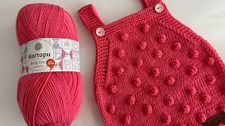 BU TULUMU ÖRMEYEN KALMASIN❤️AŞIRI KOLAY 06 AYLIK BEBEK TULUMU YAPIMI❤️knittingdesignforbaby [upl. by Ellatsyrc]