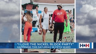 HOUSTON HAPPENS  quotI love the Nickelquot block party  Hannah Trippett [upl. by Lednik]