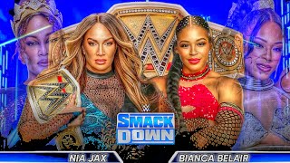 Nia Jax vs Bianca Belair Womens Championship Full Match WWE SmackDown Highlights [upl. by Asiil70]