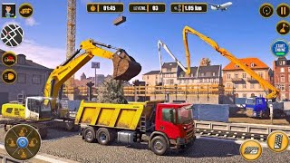 New City Road Construction Simulator 3D  Android Gameplay [upl. by Hildick]