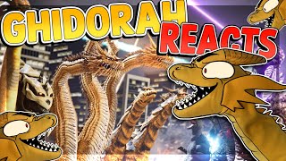 Godzilla Reacts EVOLUTION of KING GHIDORAH GODZILLA Size Comparison 19642019 [upl. by Woodberry]