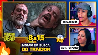 SIMON FOI TARDE  The Walking Dead 8x15  Casal Jounin React 🔥 [upl. by Zena]