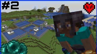 Hice una GRANJA DE HIERRO Y ENDERMANS  Minecraft Extremo 2 [upl. by Aneen]