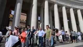 The QUEUE for ST Peters Basilica [upl. by Ocire]