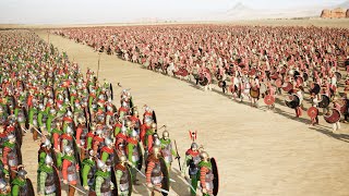 6400 OathSworn Vs 4800 Eastern Slingers  Total War Rome 2 [upl. by Isiahi580]