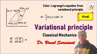 Variational principle  L10  Classical mechanics [upl. by Lynden]