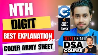 400 Nth Digit  How to find Nth Digit in Infinite Sequence  Coder Army Sheet  Nth Digit [upl. by Kozloski]