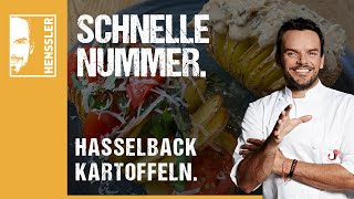 Schnelles Hasselback Kartoffeln Rezept von Steffen Henssler [upl. by Nniroc]