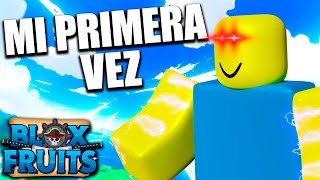 MI PRIMERA VEZ EN BLOX FRUITS 😈 Roblox [upl. by Ahl560]