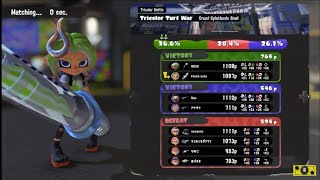 Mint Decavicator 16 Splats in Turf war Team FUTURE [upl. by Lenhart]