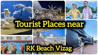 Tourist Places near RK Beach Vizag Submarine Museum Aircraft Museum Fish Aquarium Kali Temple [upl. by Baerman246]