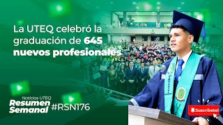 UTEQ graduó nuevos profesionalesRSN176 [upl. by Eimia]