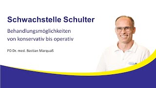 Schulterschmerzen – Ursachen und Behandlung  PD Dr Bastian Marquaß InfoAbend 28 Nov 2023 [upl. by Elocn731]