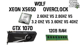 XEON x5650 26GHZ VS 28GHZ VS 32GHZ VS 36GHZ VS 4 GHZGTX 1070 8GB12GB RAM [upl. by Budde]