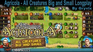 Agricola  All Creatures Big and Small  Longplay  Playthrough  Walkthrough no commentary [upl. by Platus]