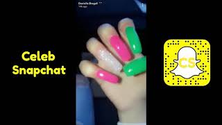 Danielle snaps her new nails  Story 29th October 2017 [upl. by Harrie]