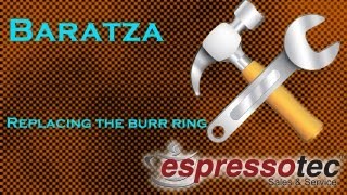 Baratza  Changing the Upper Burr Ring Holder [upl. by Lily]