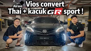 Toyota Vios convert thai style GR Only one in malaysia [upl. by Anelahs]