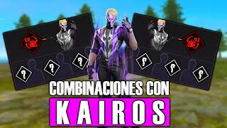 Las mejores combinaciones con KAIROS para subir a GRAN MAESTRO en FREE FIRE [upl. by Llenrad]