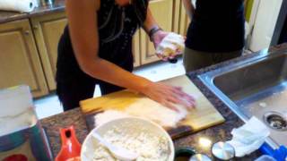 How To Make Leniwe quotLazyquot Pierogi part 1 [upl. by Bran]