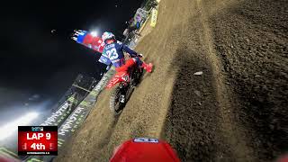 GoPro Justin Barcia  2022 Monster Energy Supercross  Anaheim 1  450 Main Highlights [upl. by Carney]