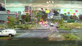 LaBaJa Model Railroad Grade Crossing [upl. by Tulley]