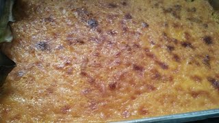 Creamy Homemade Cassava Cake Easy Yummy Cassava Cake Recipe  Not So Sweet Cassava Cake Recipe [upl. by Fidelas]