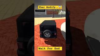 Thar Modify😱  Indian Bike Driving 3d  car modify Stunt song game play [upl. by Deirdre]