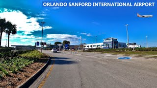 Driving to Orlando Sanford International Airport SFB via Lake Mary Blvd [upl. by Pik]