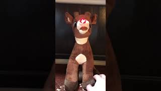 Rudolph the RedNosed Reindeer Singing Plush with LightUp Nose [upl. by Aneertak492]