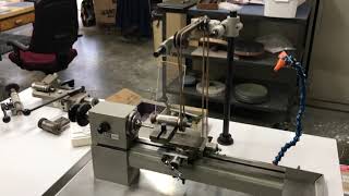 Levin Jewelers Lathe with Micro Drilling Attachment [upl. by Salita819]