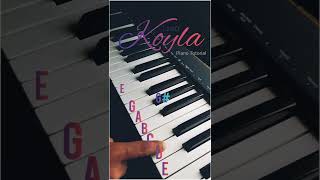 Koyla Theme tone 🔥 Piano TutorialShahrukh KhanMadhuriDixitAmrish Purishorts viral TuneO [upl. by Nahgrom]