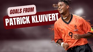 A few career goals from Patrick Kluivert [upl. by Bihas]