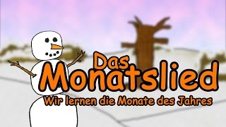 Monate Lied deutsch  Jahreszeiten lernen im Zeitraffer  quotCalendar Song germanquot Month of the Year [upl. by Alex961]