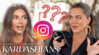 Kim amp Khloé Kardashian Are SHOCKED To Find Out Who Manages North Wests IG Fan Page  KUWTK  E [upl. by Corley979]