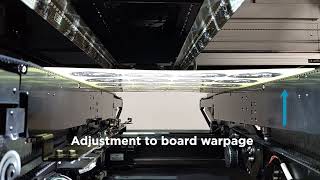 SPI conveyor Automatic adjustment to board warpage [upl. by Marni]